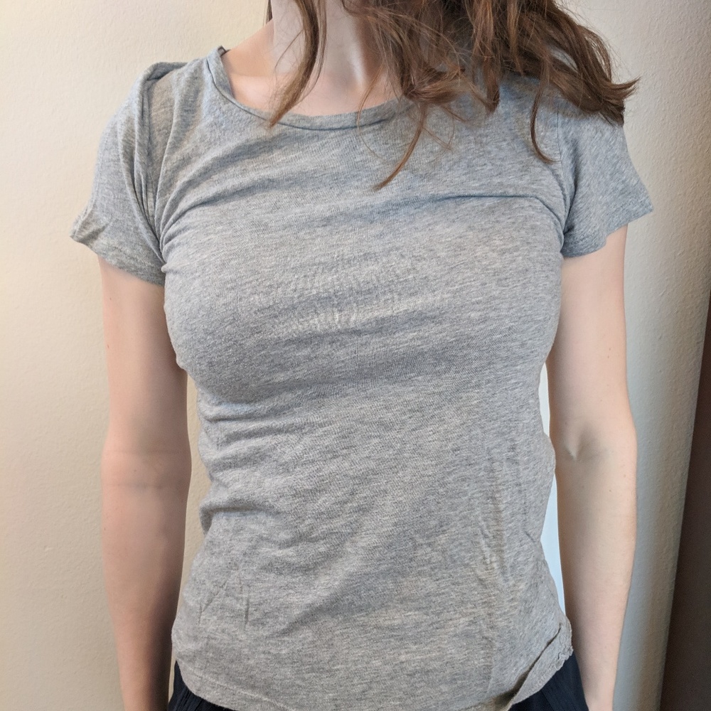 GAP Grey Basic Tee Sz S